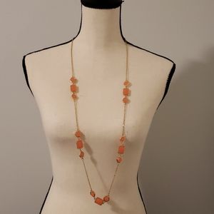 Coral station necklace